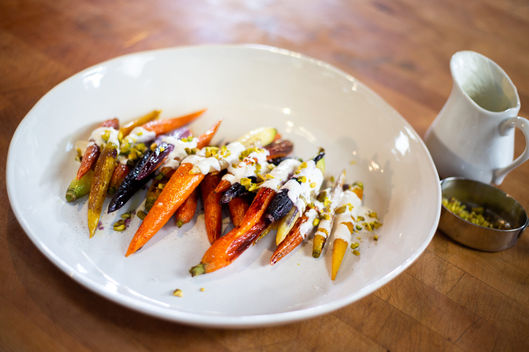 MapleGlazed Heirloom Carrots with Lemon Cashew Cream Women of Today