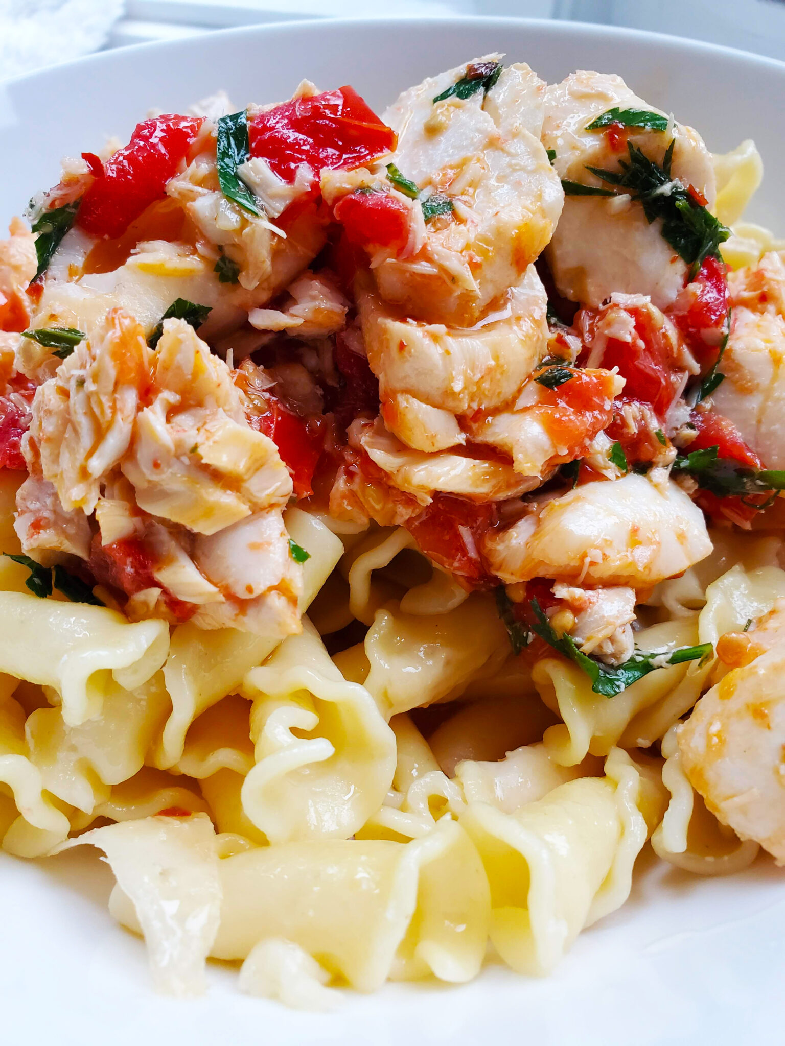 Cod and Fresh Tomato Pasta Women of Today