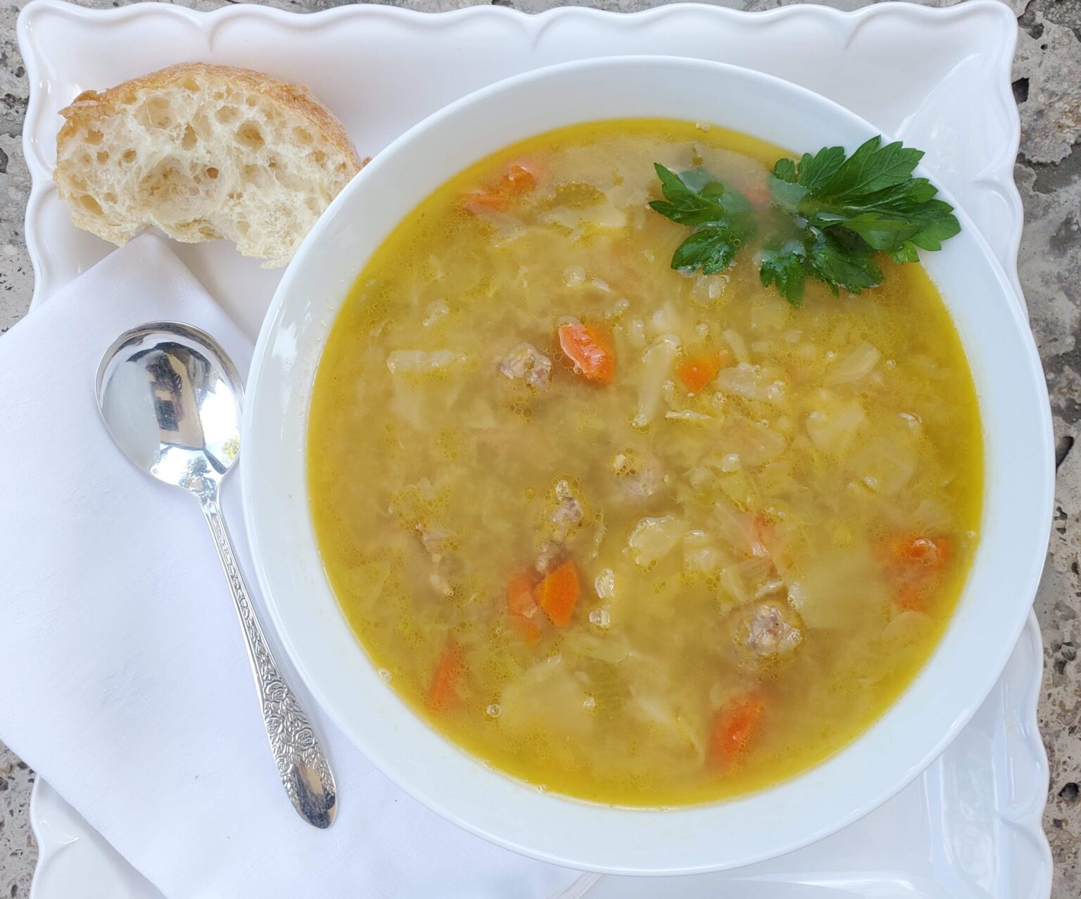 Cabbage and Sausage Soup - Women of Today