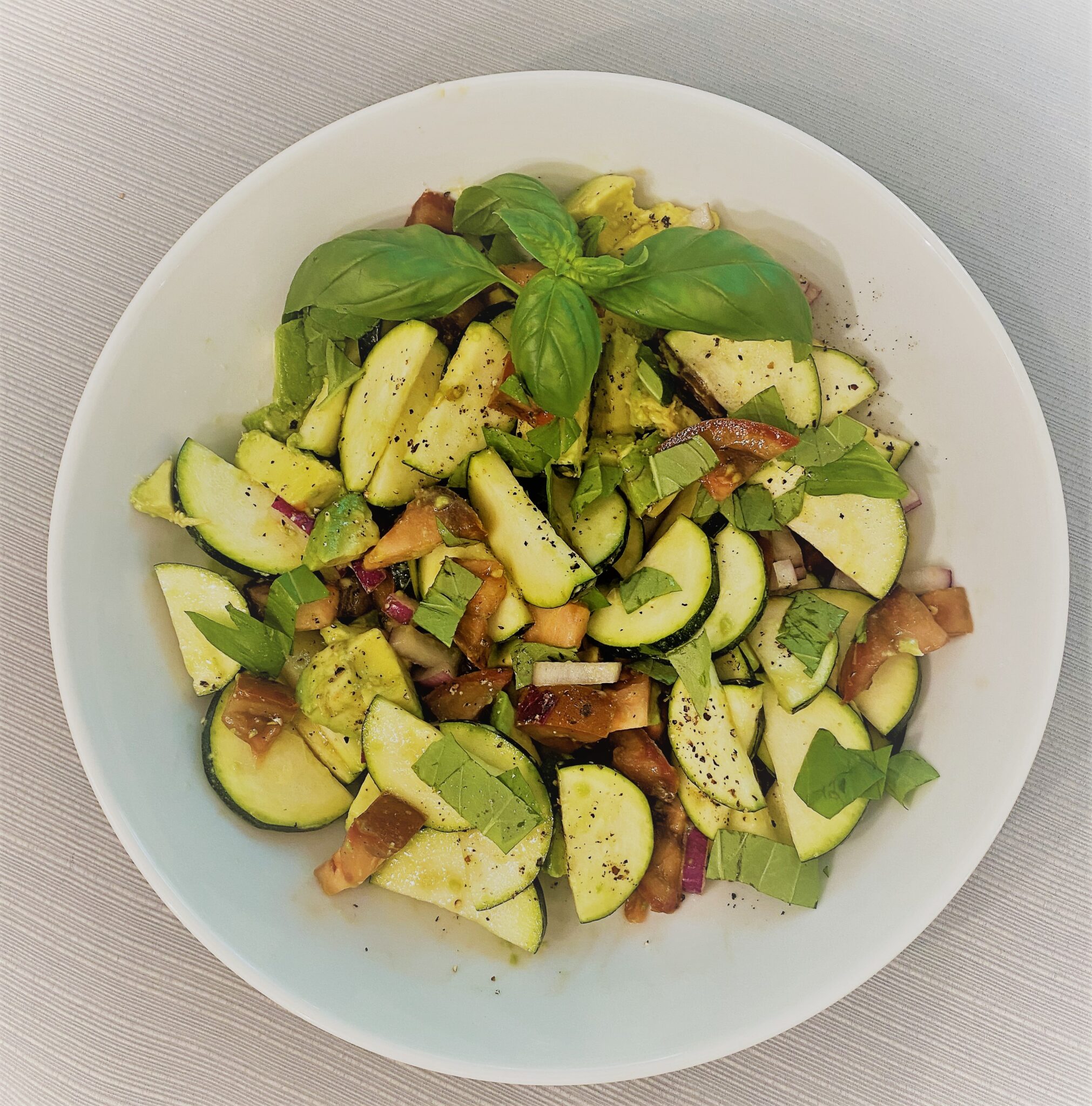 WOT Reader Recipe Easy Avocado & Zucchini Salad Women of Today