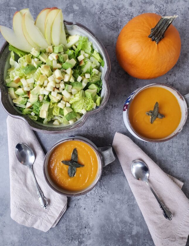 Roasted Pumpkin and Apple Soup 2