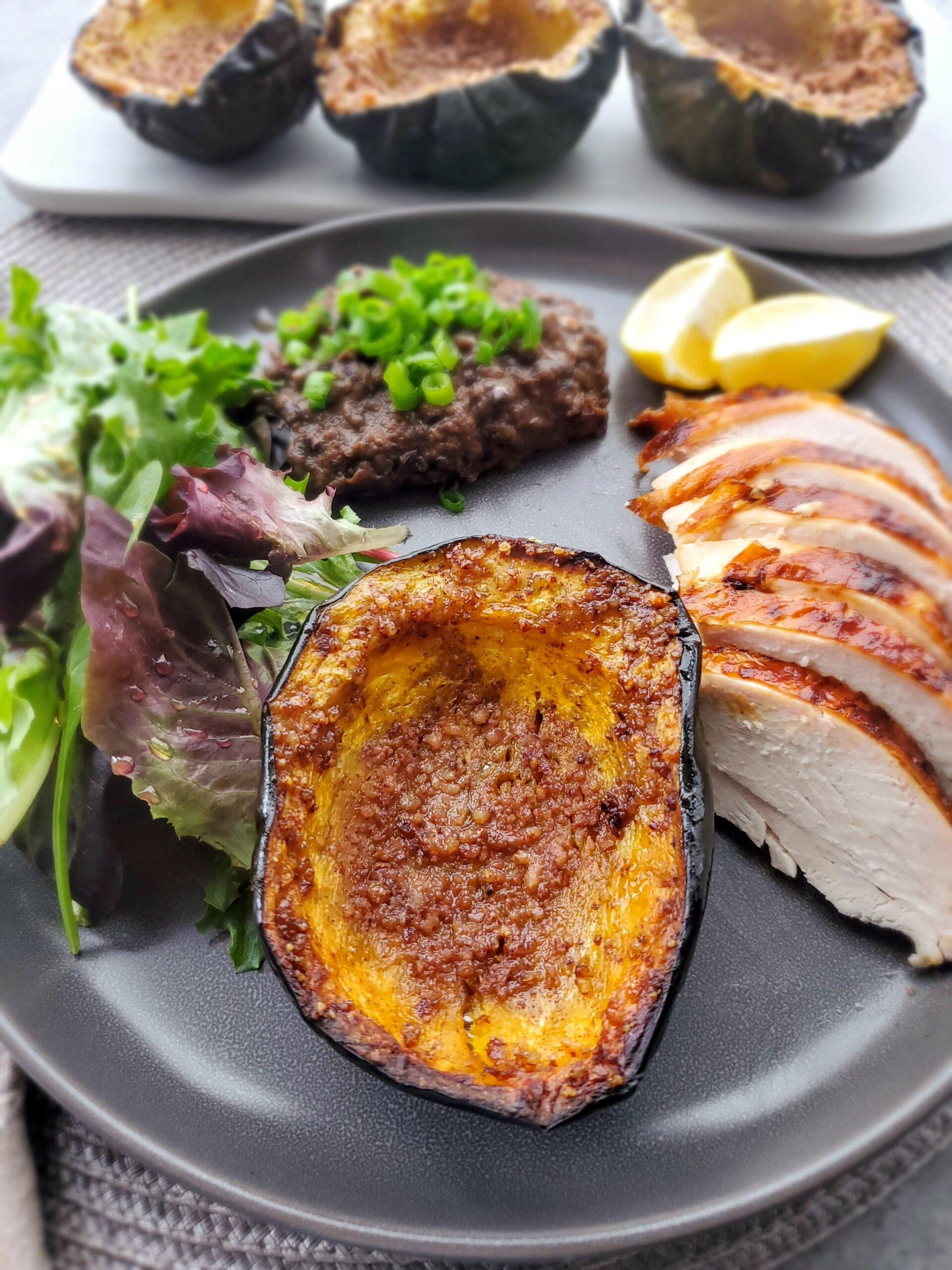Easy Maple Baked Acorn Squash with Pecan Dust Women of Today