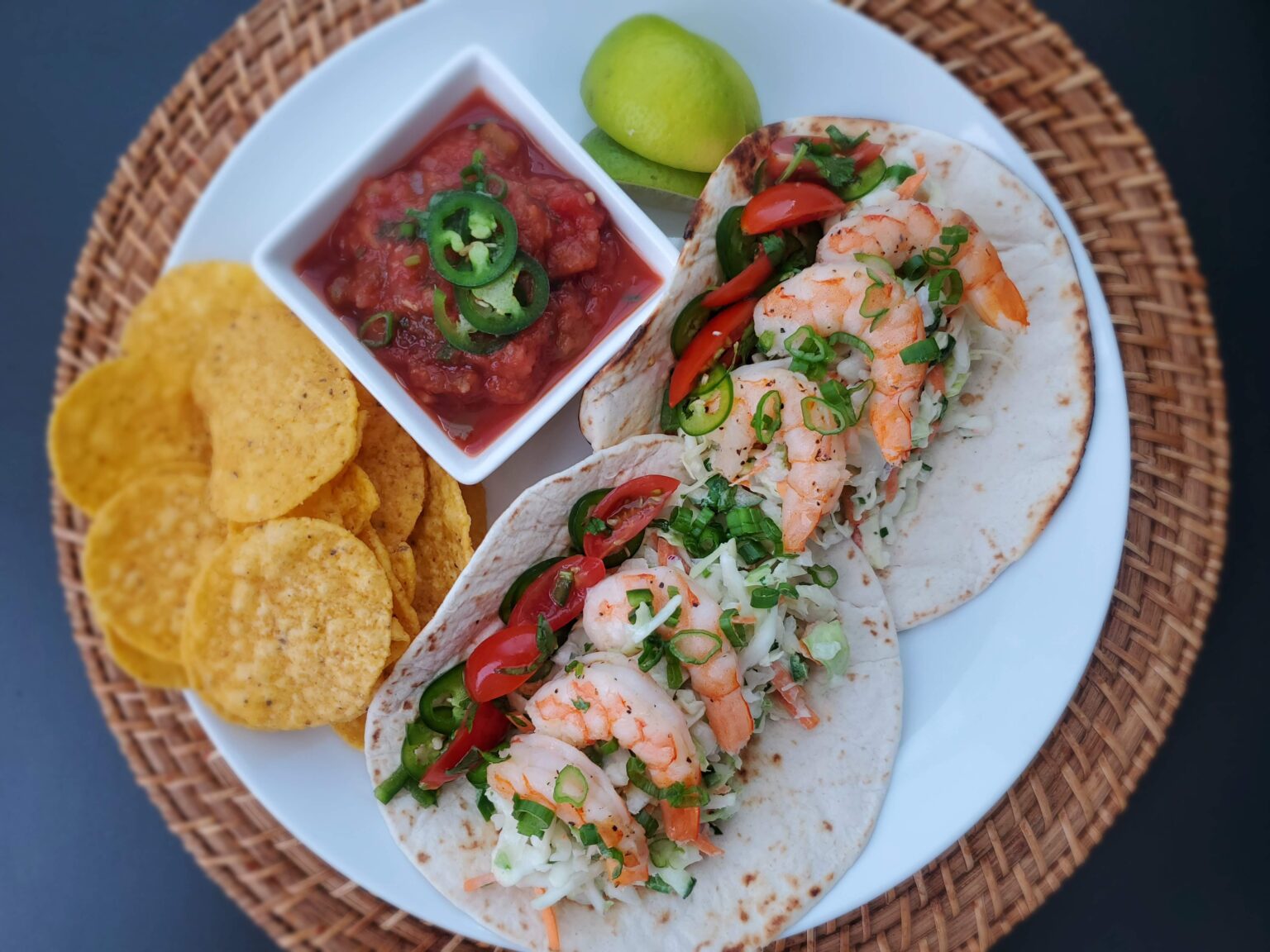 Shrimp Tacos with Cucumber Cilantro Slaw - Women of Today