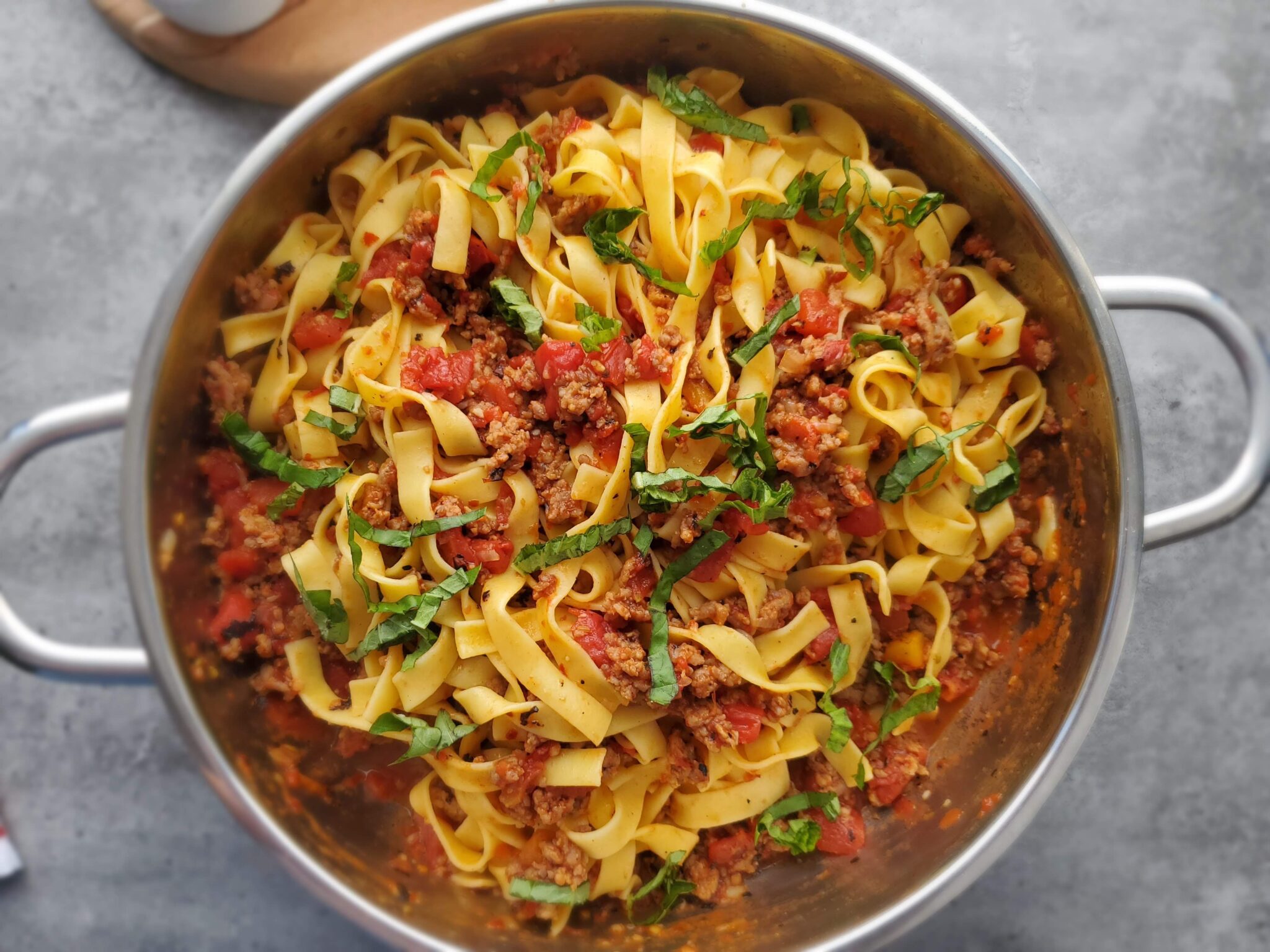 Sausage Tagliatelle Women of Today