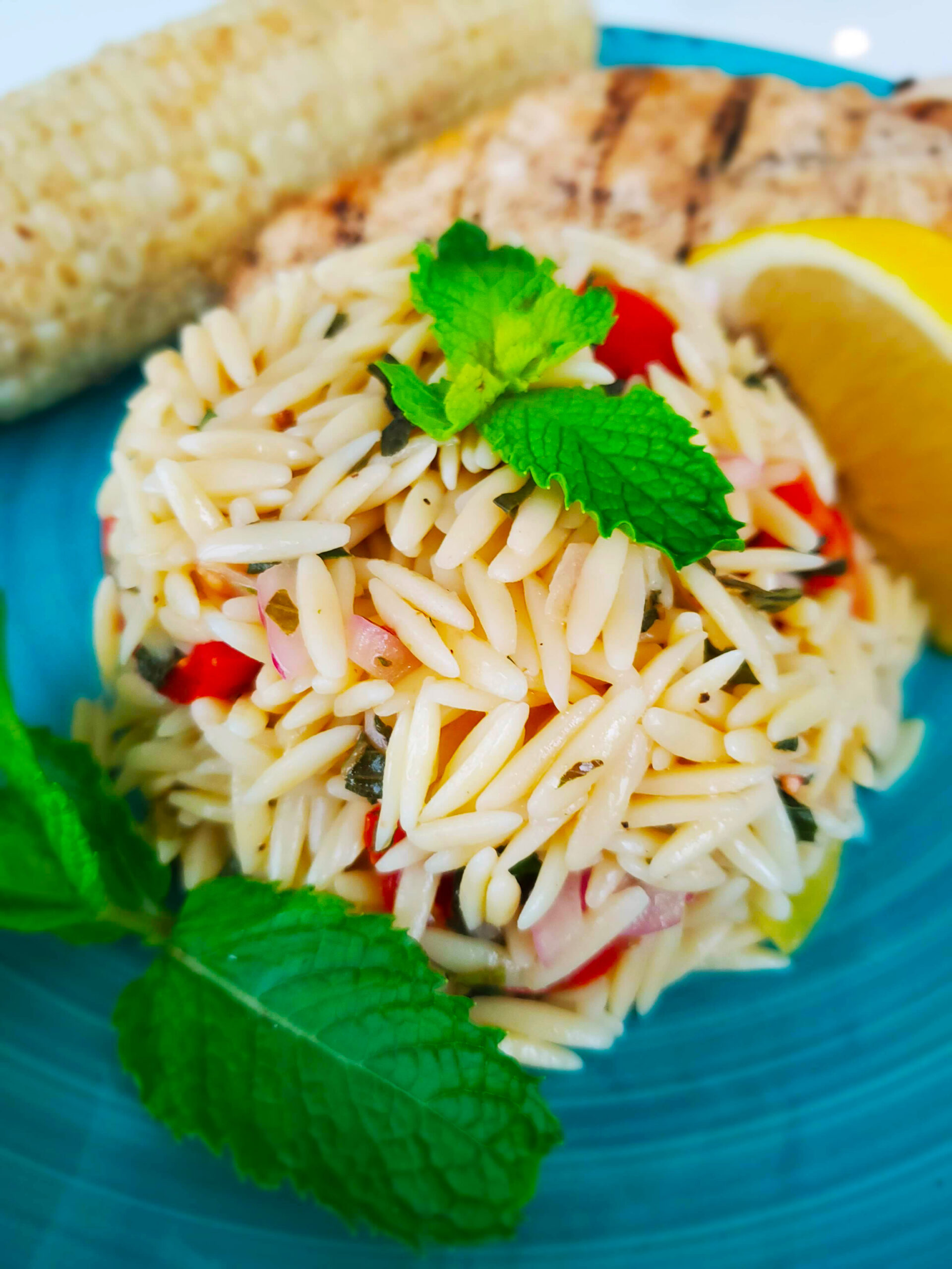 Basil Mint Orzo Salad Women of Today