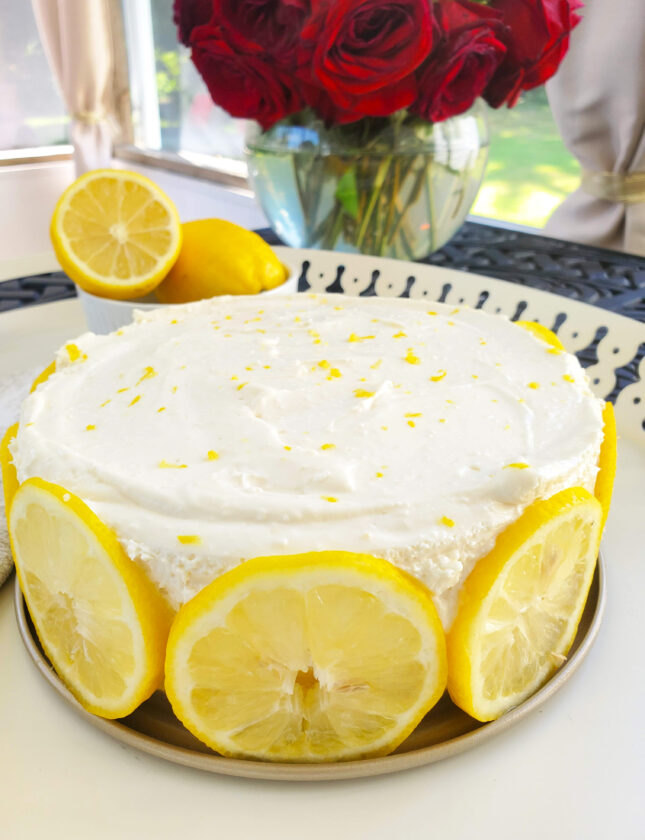 Cheesecake de limón sin hornear