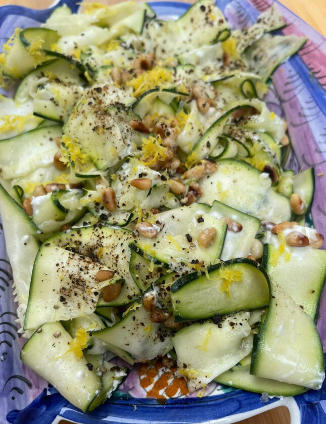 kitschenista Zucchini Salad