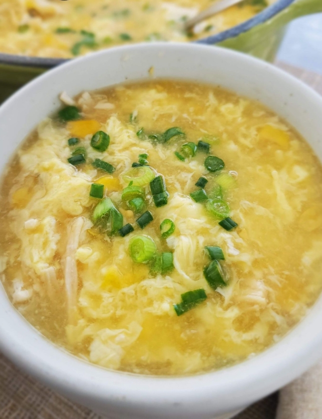 Quick Chicken and Corn Soup - The Cooking Collective