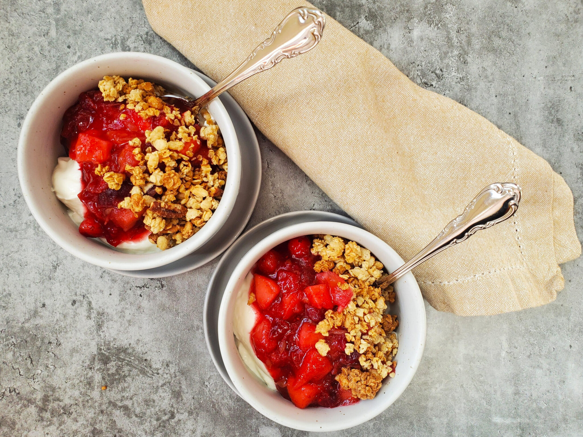 Cranberry Apple Granola Bowls Women of Today