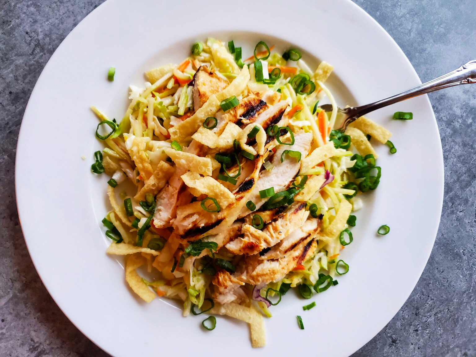 Grilled Chinese Chicken Salad with Miso Ginger Dressing Women of Today