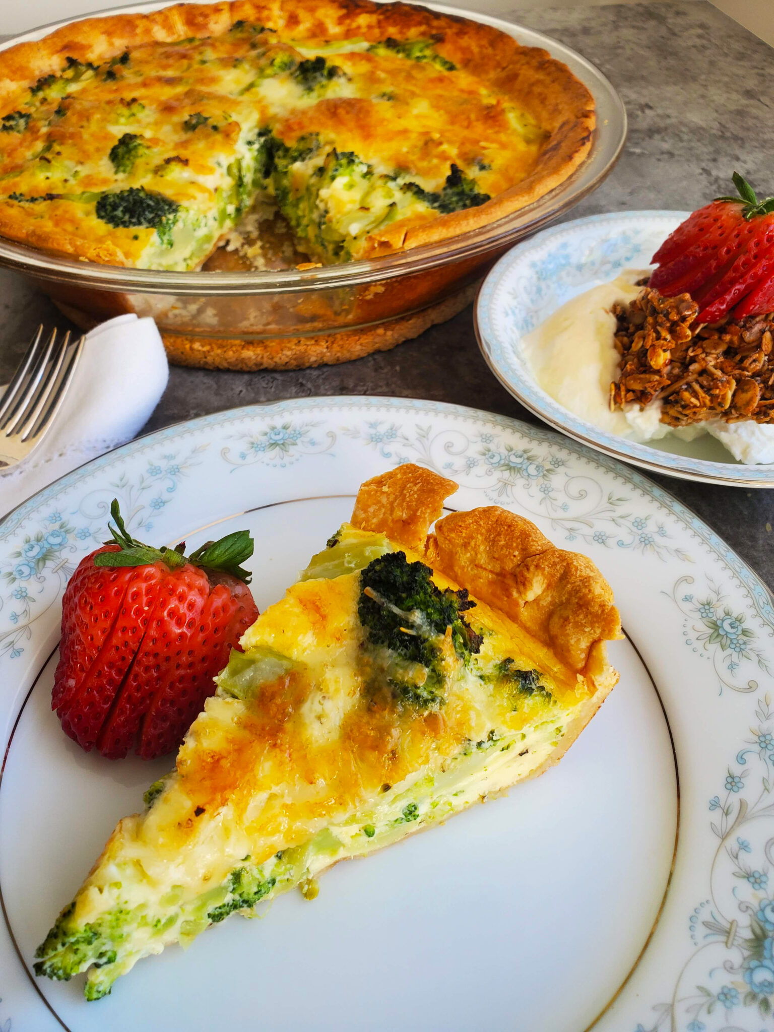 Broccoli and Cheese Quiche Women of Today