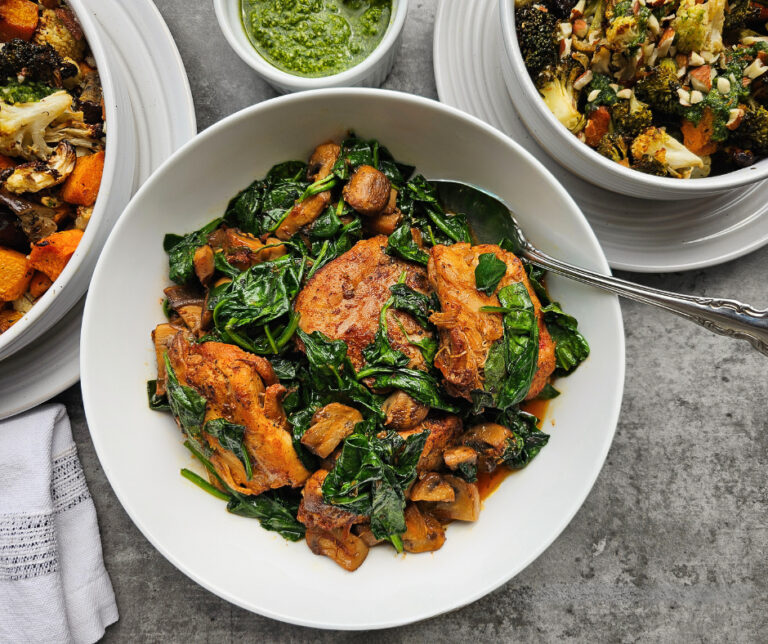 One-Pan Garlic Chicken with Mushrooms - Women of Today