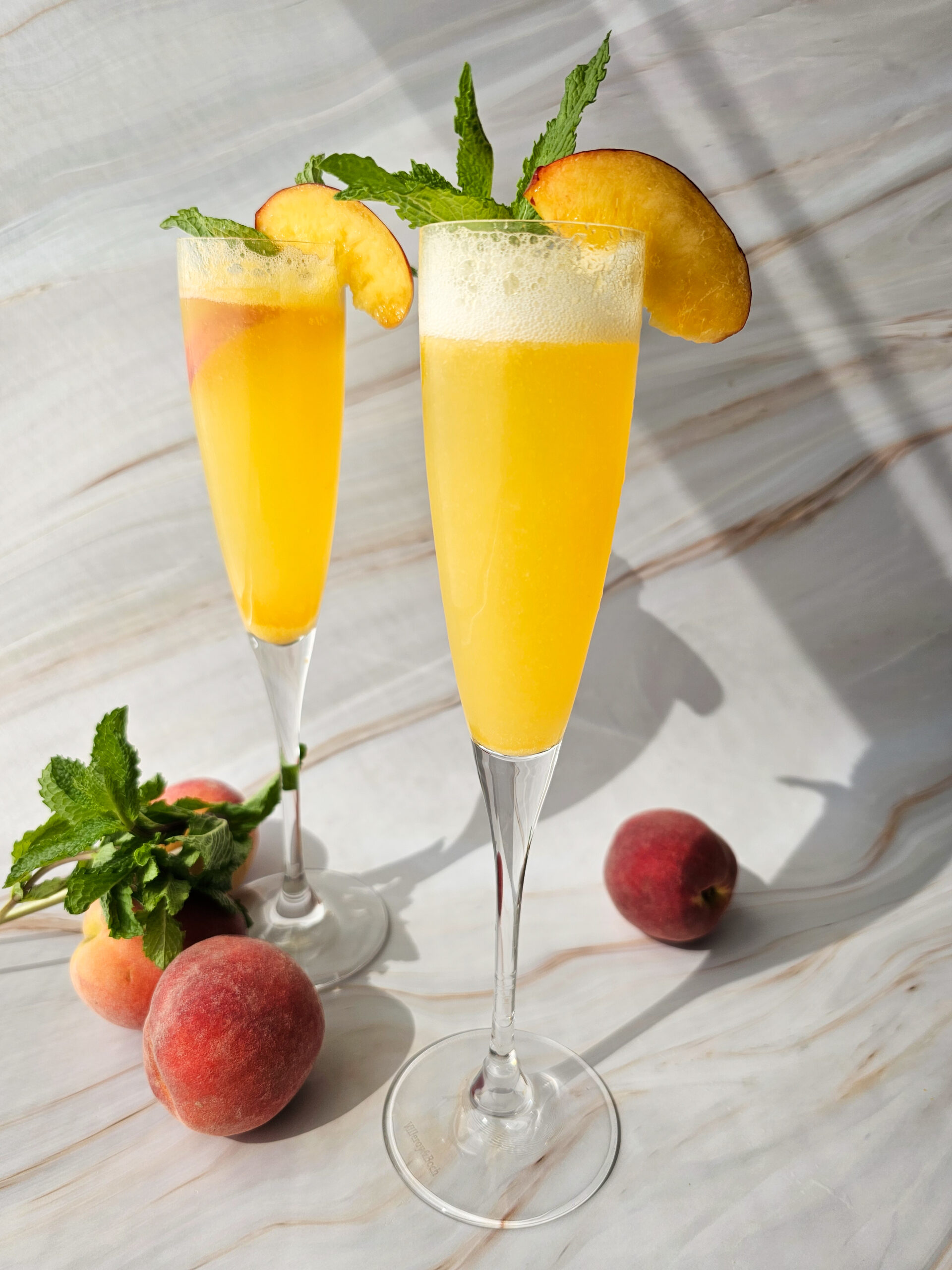 Easy Peach Bellini - Women of Today