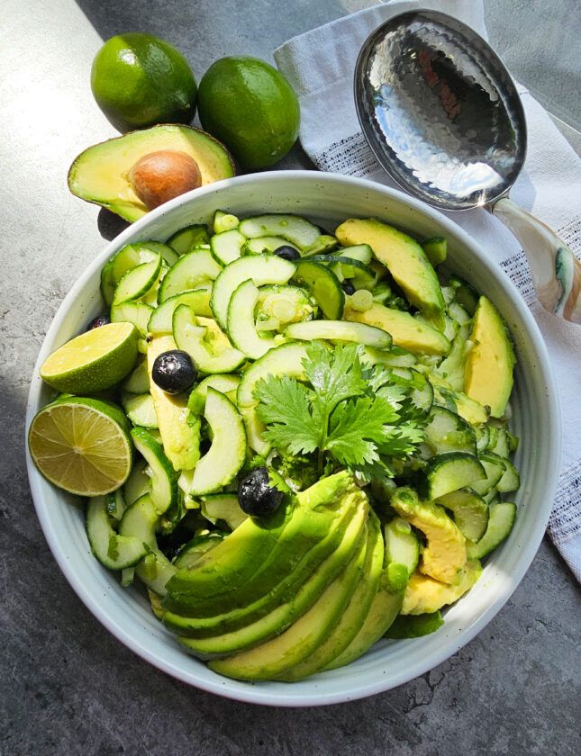 Avocado Cucumber Salad9