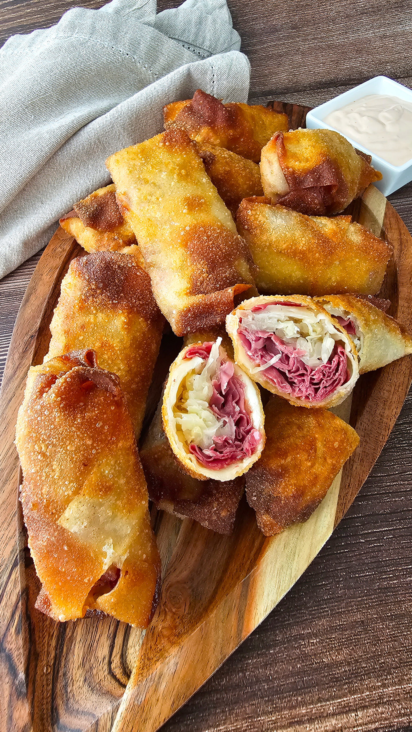 Rolinhos de Ovo Reuben - Mulheres de Hoje, image size:1441x2560