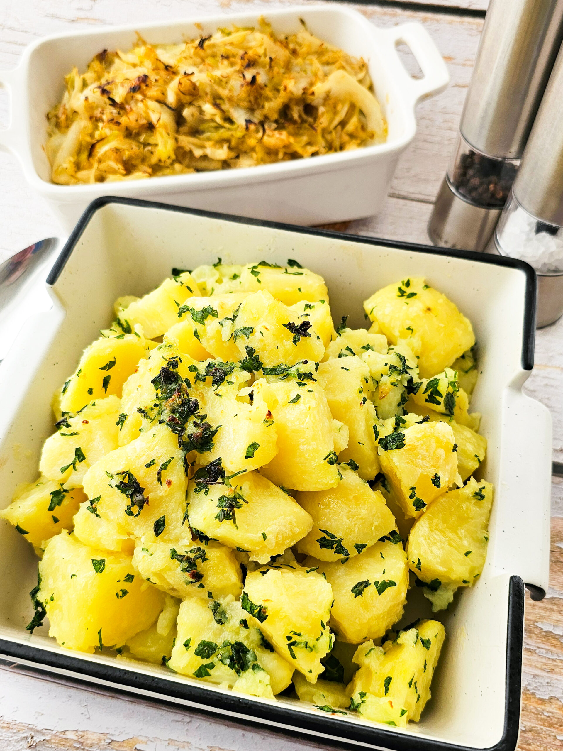 Potatoes Butter Rice Parsley Buttered Potatoes - Women of Today